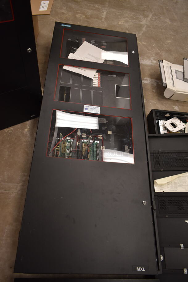 Siemens MLE-6 Enclosure and Siemens MBR-3MP Card Cage Expander Mounting Plate. (front room) - Image 3 of 9