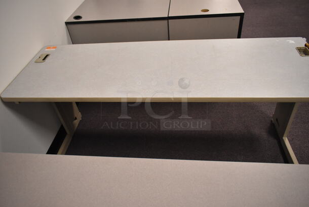 2 Gray Desks. 2 Times Your Bid! (back room) - Image 4 of 6