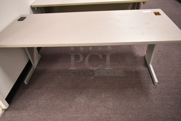 2 Gray Desks. 2 Times Your Bid! (back room) - Image 5 of 6