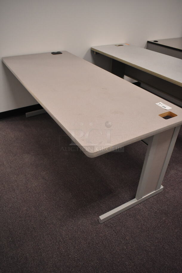 2 Gray Desks. 2 Times Your Bid! (back room) - Image 6 of 6