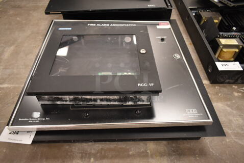 Siemens RCC-1F Remote Command Center and Siemens Fire Alarm Annunciator. (front room)