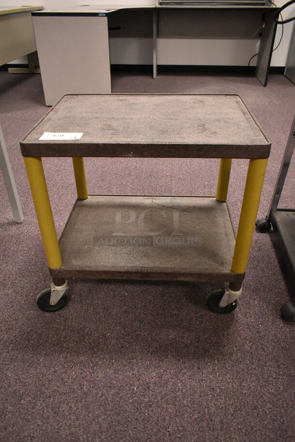2 Carts on Casters; 2 Tier and 3 Tier. Including 24x18x24. 2 Times Your Bid! (back room) - Image 2 of 7