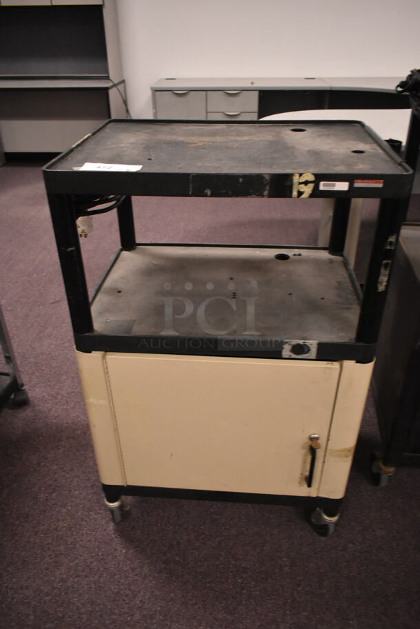 2 Projector Carts on Commercial Casters. Including 24x18x38.5. 2 Times Your Bid! (back room) - Image 2 of 9