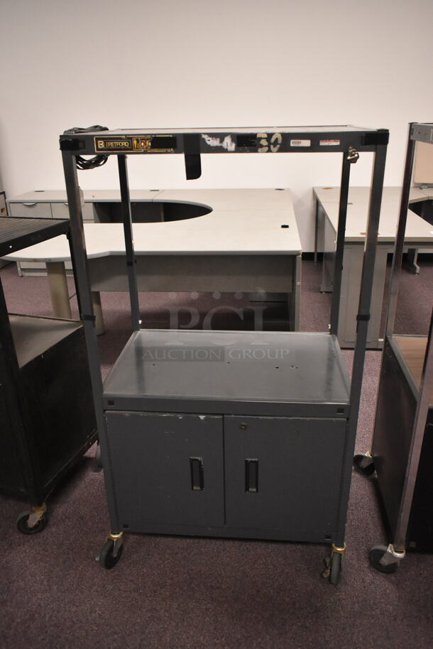2 AV Carts on Commercial Casters. 2 Times Your Bid! (back room) - Image 2 of 9