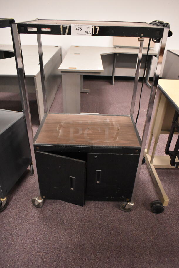 2 AV Carts on Commercial Casters. 2 Times Your Bid! (back room) - Image 6 of 9