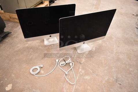 2 Apple A1419 27" iMac Desktop All In One Computer. 100-240 Volts, 1 Phase. 2 Times Your Bid! (front room)
