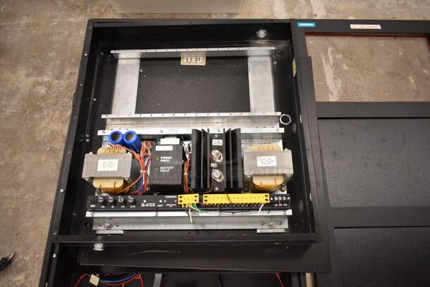 Siemens Black Metal Enclosure. (front room) - Image 2 of 12
