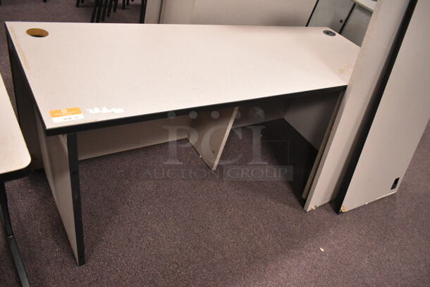 7 Various Items Including Desks and 2 Door Cabinet. 7 Times Your Bid! (back room) - Image 5 of 11