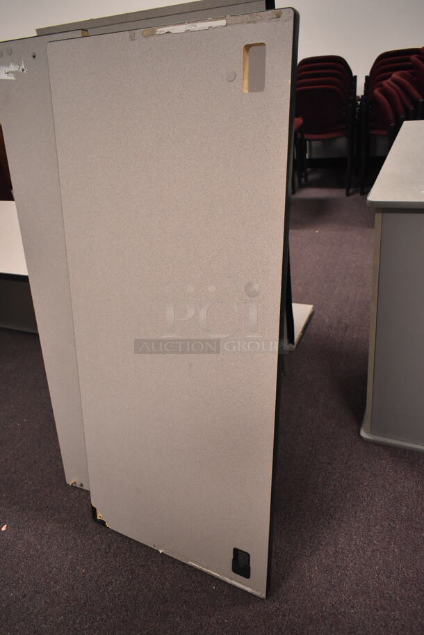 7 Various Items Including Desks and 2 Door Cabinet. 7 Times Your Bid! (back room) - Image 8 of 11