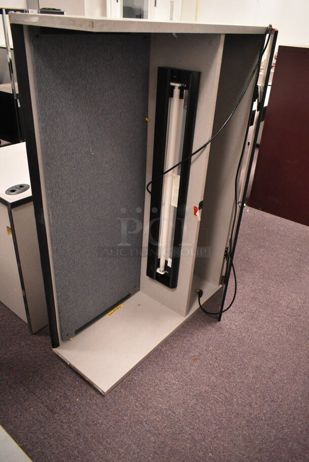 7 Various Items Including Desks and 2 Door Cabinet. 7 Times Your Bid! (back room) - Image 10 of 11