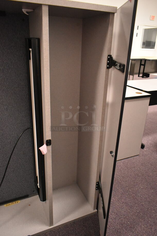 7 Various Items Including Desks and 2 Door Cabinet. 7 Times Your Bid! (back room) - Image 11 of 11