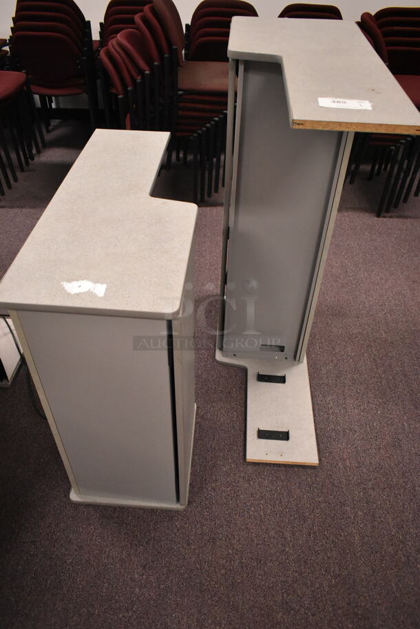 2 Overhead Cabinets for Desk. 2 Times Your Bid! (back room) - Image 1 of 5