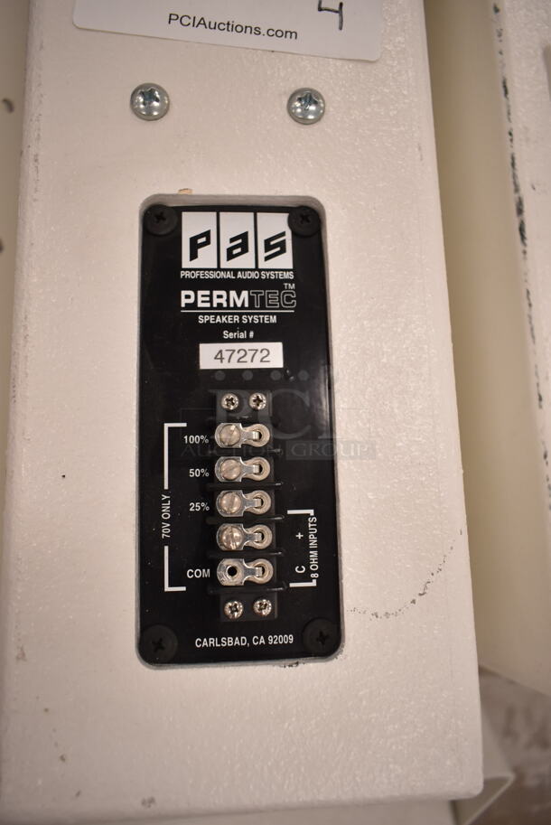 4 PAS PermTec Speakers. 4 Times Your Bid! (front room) - Image 5 of 5