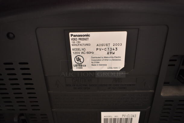 3 Television Monitors; Panasonic PV-C1343, JVC TM-H1700G, Sony CVM-1271. 3 Times Your Bid! (front room) - Image 3 of 10