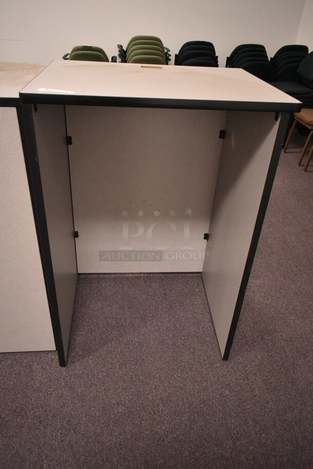 3 Various Desk Pieces Including Desk. 3 Times Your Bid! (back room) - Image 4 of 5
