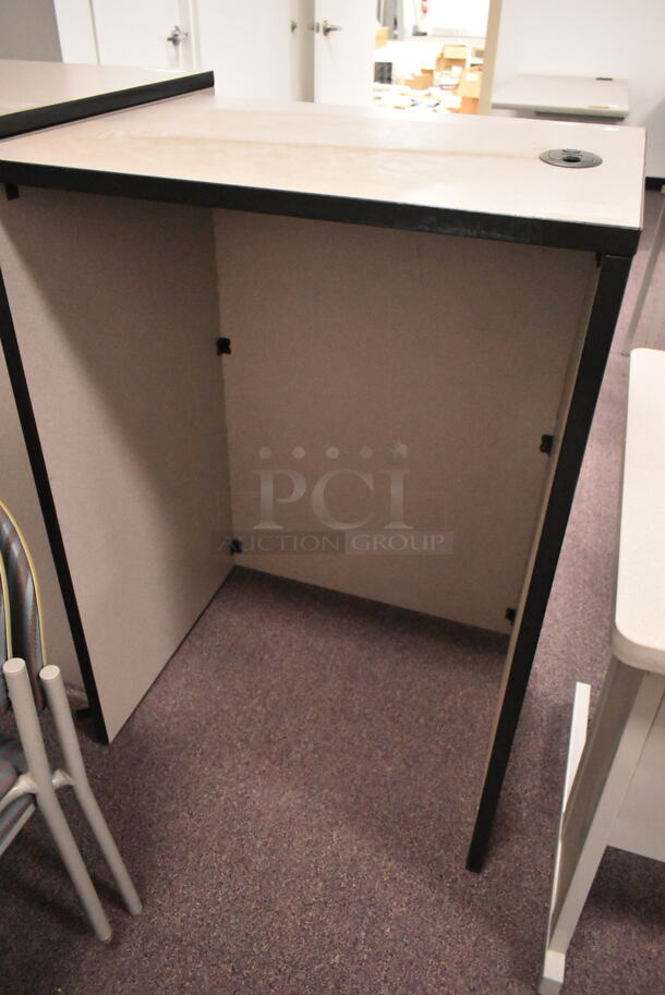 3 Various Desk Pieces Including Desk. 3 Times Your Bid! (back room) - Image 5 of 5