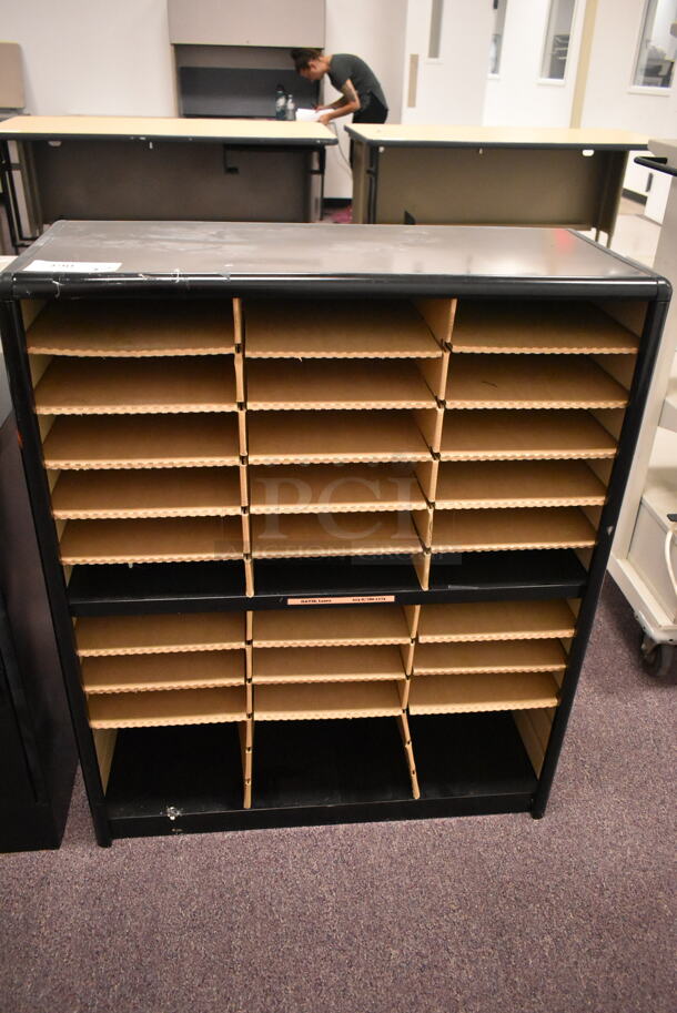 2 Items; Black Metal 2 Drawer Filing Cabinet and Filer. 2 Times Your Bid! (back room) - Image 2 of 6