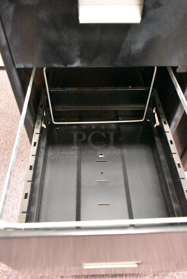 2 Items; Black Metal 2 Drawer Filing Cabinet and Filer. 2 Times Your Bid! (back room) - Image 6 of 6