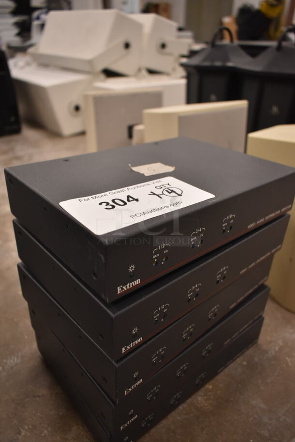 5 Extron Video / Audio Distribution Amplifier. 5 Times Your Bid! (front room) - Image 2 of 5