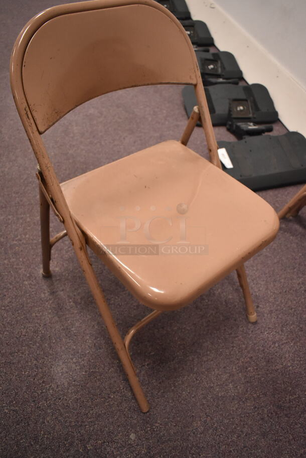 12 Metal Folding Chairs. 12 Times Your Bid! (front room) - Image 3 of 5