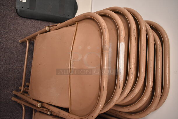 12 Metal Folding Chairs. 12 Times Your Bid! (front room) - Image 4 of 5