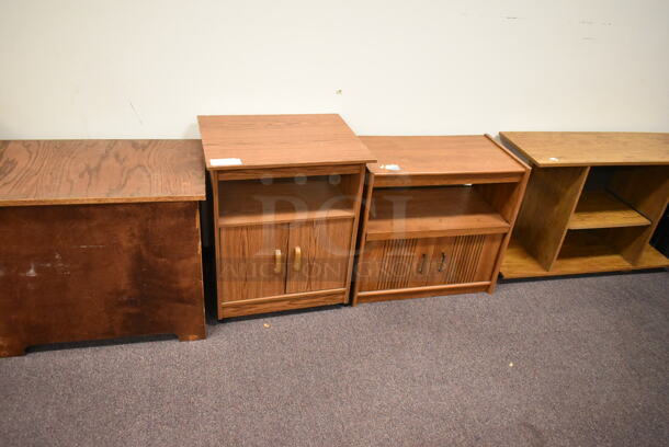 4 Various Items Including TV Stands. 4 Times Your Bid! (back room) - Image 1 of 7