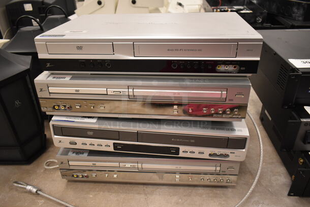 4 Zenith DVD / VHS Players . 4 Times Your Bid! (front room) - Image 1 of 10