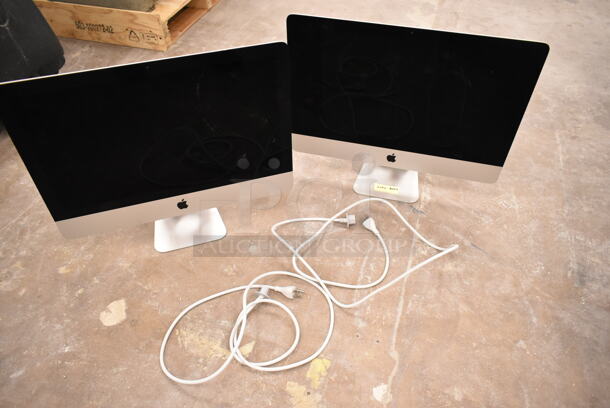 2 Apple A1418 21.5" iMac Desktop All In One Computer. 100-240 Volts, 1 Phase. 2 Times Your Bid! (front room) - Image 1 of 9