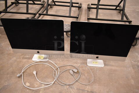 2 Apple A1418 21.5"  iMac Desktop All In One Computer. 100-240 Volts, 1 Phase. 2 Times Your Bid! (front room)