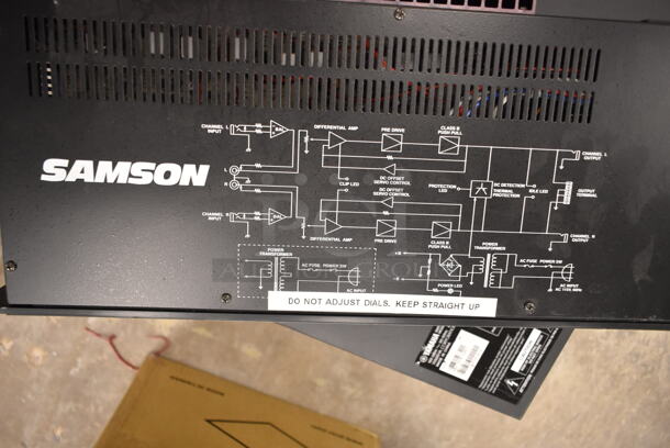 2 Units; Samson SErvo-170 Studio Amplifier and Extron SW AV Series Video Audio Switcher. 2 Times Your Bid! (front room) - Image 6 of 6
