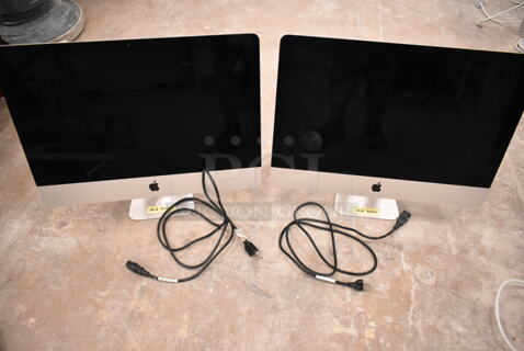 2 Apple A1418 21.5"  iMac Desktop All In One Computer. 100-240 Volts, 1 Phase. 2 Times Your Bid! (front room)