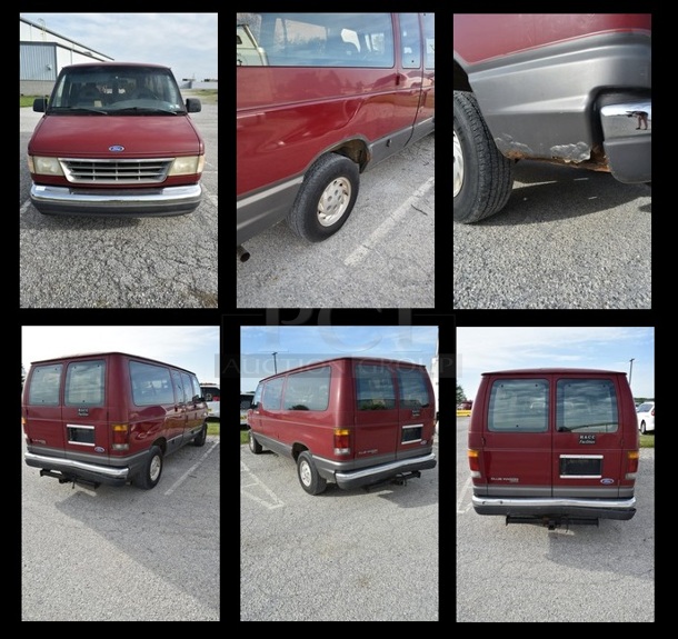 1993 Ford E-150 Multipurpose Passenger Van. Back Seats Have Been Removed. Odometer Reads 134,008. VIN 1FMEE11N6PHA00518. Title In Hand. Comes w/ Key. Vehicle Runs and Drives; But Has Issues w/ the Alternator and Will Need To Be Jump Started - Image 7 of 11