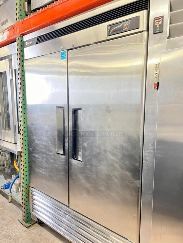 Late Model Turbo Air TSF-49SD Super Deluxe 54 inch Solid Door Reach-In Freezer 115 Volt Working - Image 1 of 7