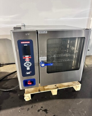 Late Model Eloma Genius T 6-11 6 Pan Full Size Boilerless Electric Combi Oven - 208V, 3 Phase Working