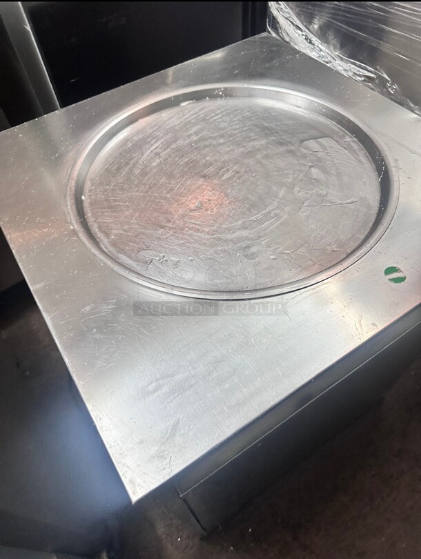 Poly Science Commercial Rolled Ice Cream Machine, 1800W Stir-Fried Ice Roll Machine 115 Volt Working - Image 3 of 9