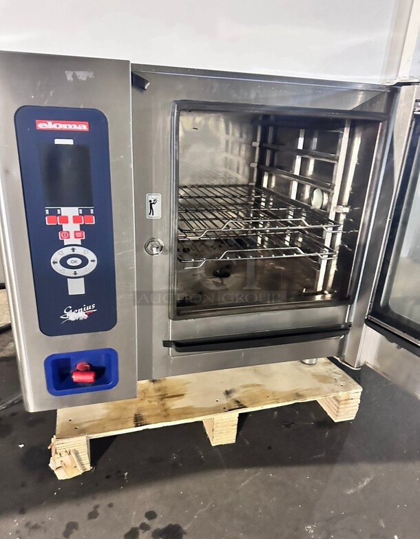 Late Model Eloma Genius T 6-11 6 Pan Full Size Boilerless Electric Combi Oven - 208V, 3 Phase Working - Image 7 of 8