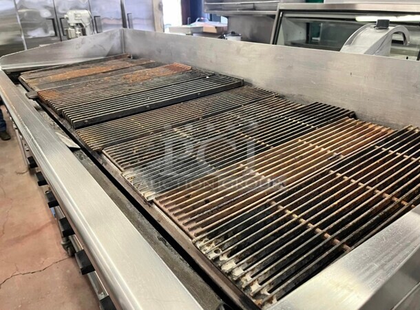 Fully Refurbished Rankin-Delux 72 inch Low Profile Heavy Duty Commercial Gas Charbroiler, Grill Working - Image 5 of 5