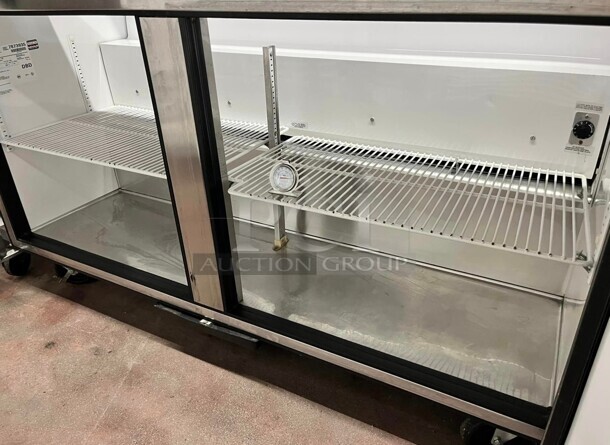 Late Model True TSSU-60 60 inch Sandwich/Salad Prep Table w/ Refrigerated Base, 115v Working - Image 6 of 6