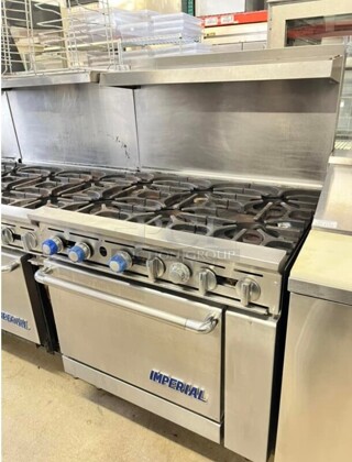 Fully Working Imperial IR-6 36 inch 6 Burner Gas Range w/ Standard Oven