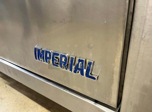 Fully Working Imperial IR-6 36 inch 6 Burner Gas Range w/ Standard Oven - Image 3 of 5