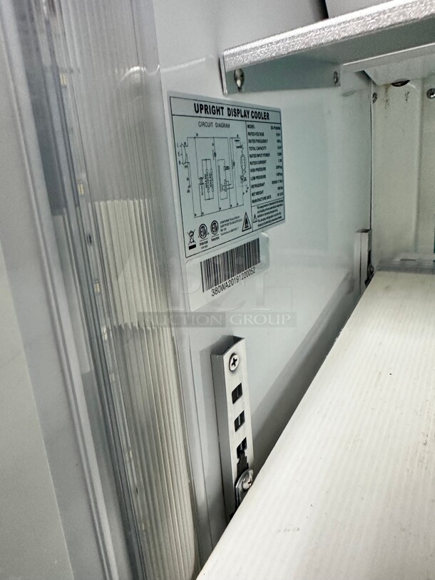 Excellent Condition Atosa P380WA Single Glass Door Display Fridge 115 Volt Working - Image 2 of 7
