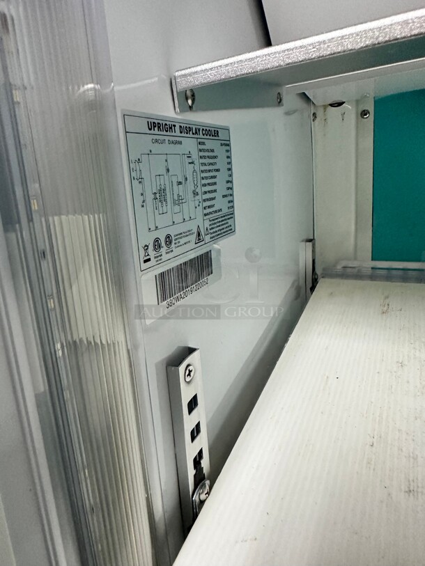 Excellent Condition Atosa P380WA Single Glass Door Display Fridge 115 Volt Working - Image 3 of 7