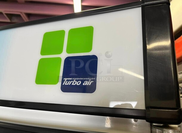 late Model Turbo Air TGM-14RV 24 inch One Section Glass Door Merchandiser, (1) Right Hinge Door, 115v Working - Image 3 of 7