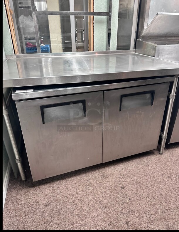 Excellent Condition True TUC-48F 48 inch Undercounter Freezer w/ (2) Sections & (2) Doors, 115v Working - Image 2 of 5