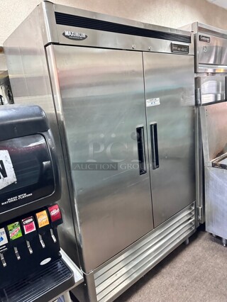 Turbo Air MSR-49 Super Deluxe 54 inch Top Mounted Solid Door Reach-In Refrigerator 115 Volt Working