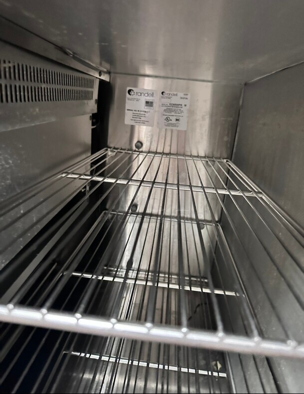 Late Model Randell Commercial Pizza Table 115 Volt Working  - Image 7 of 9
