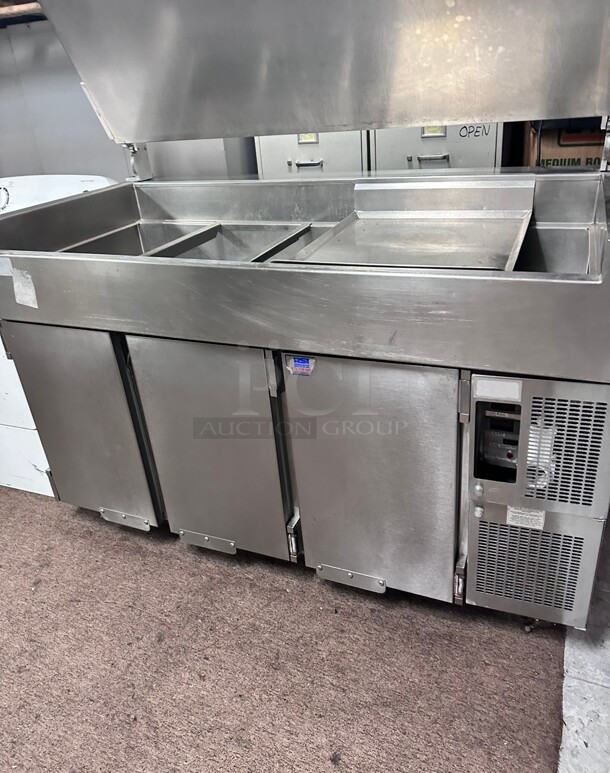 Late Model Randell Commercial Pizza Table 115 Volt Working  - Image 8 of 9