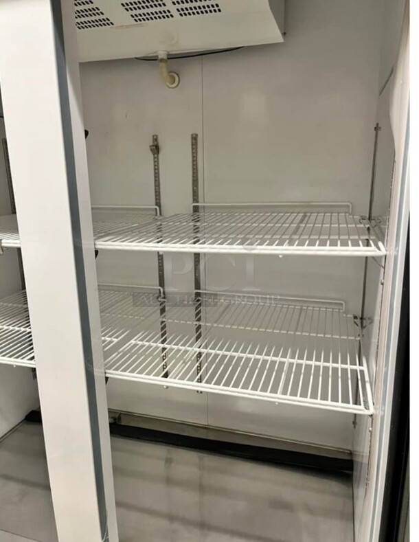 Late Model Maxx Cold 54 inch Double Glass Door Merchandiser Freezer 115 Volt Working - Image 2 of 5