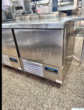 New Beverage Air BCF44/24-4 Blast Chiller/Freezer Reach-In Unit, 4 Pan Capacity 220 Volt 1 Phase Working Made In Italy