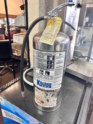 Kitchen One KS-6000 Pyro-Chem Fire Extinguisher Working